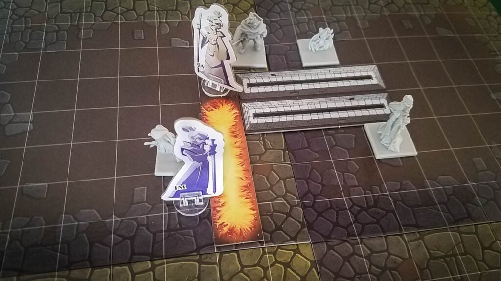 Adventure Tactics Domianne's Tower review - tough battle