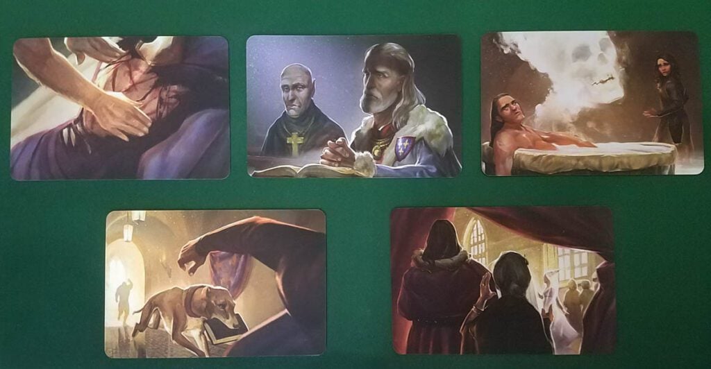 Chronicles of Crime 1400 review - vision cards