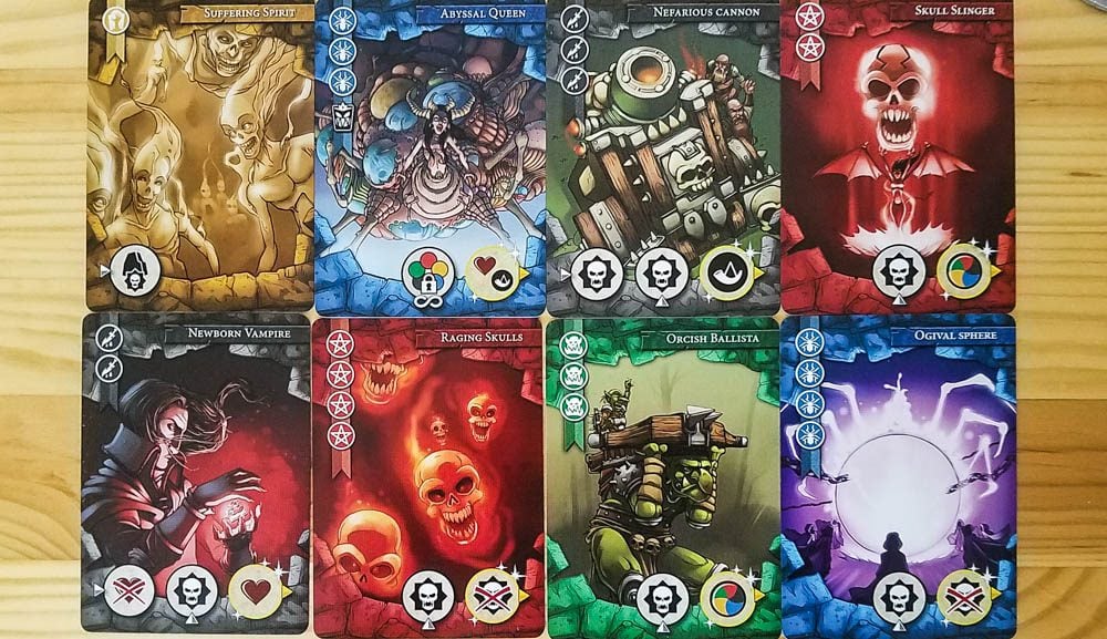 Last Bastion review - monster cards