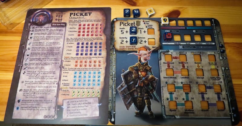 Too Many Bones review - character mat and reference sheet