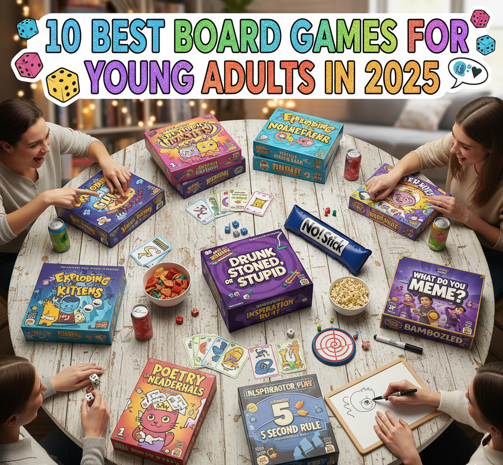 10 Best Board Games for Young Adults In 2025