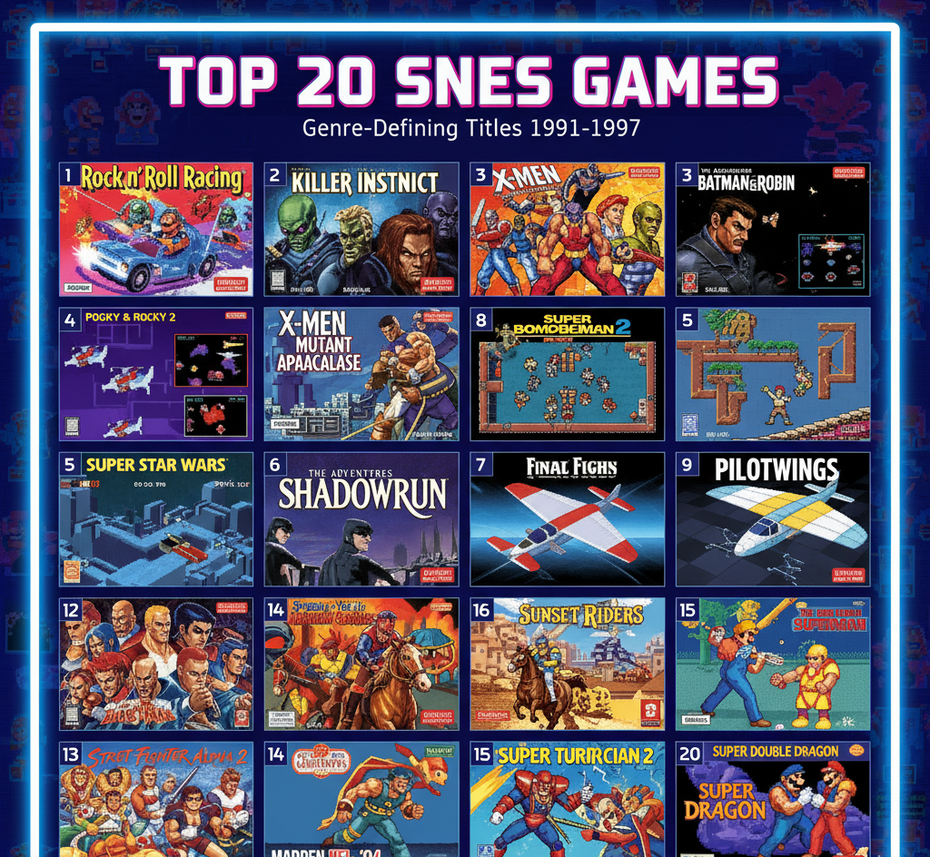 20 Best SNES Games Of All Time