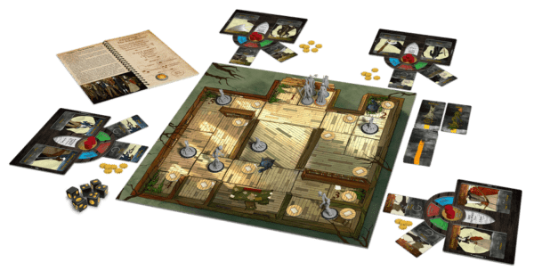 Legends of Sleepy Hollow board game preview - components