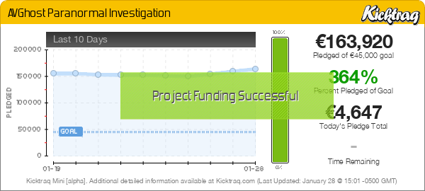 AVGhost Paranormal Investigation -- Kicktraq Mini AVGhost Paranormal Investigation -- Kicktraq Mini
