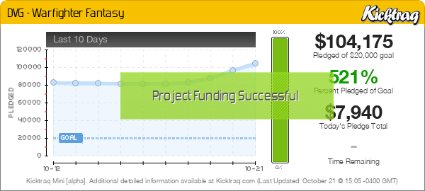 DVG - Warfighter Fantasy -- Kicktraq Mini DVG - Warfighter Fantasy -- Kicktraq Mini