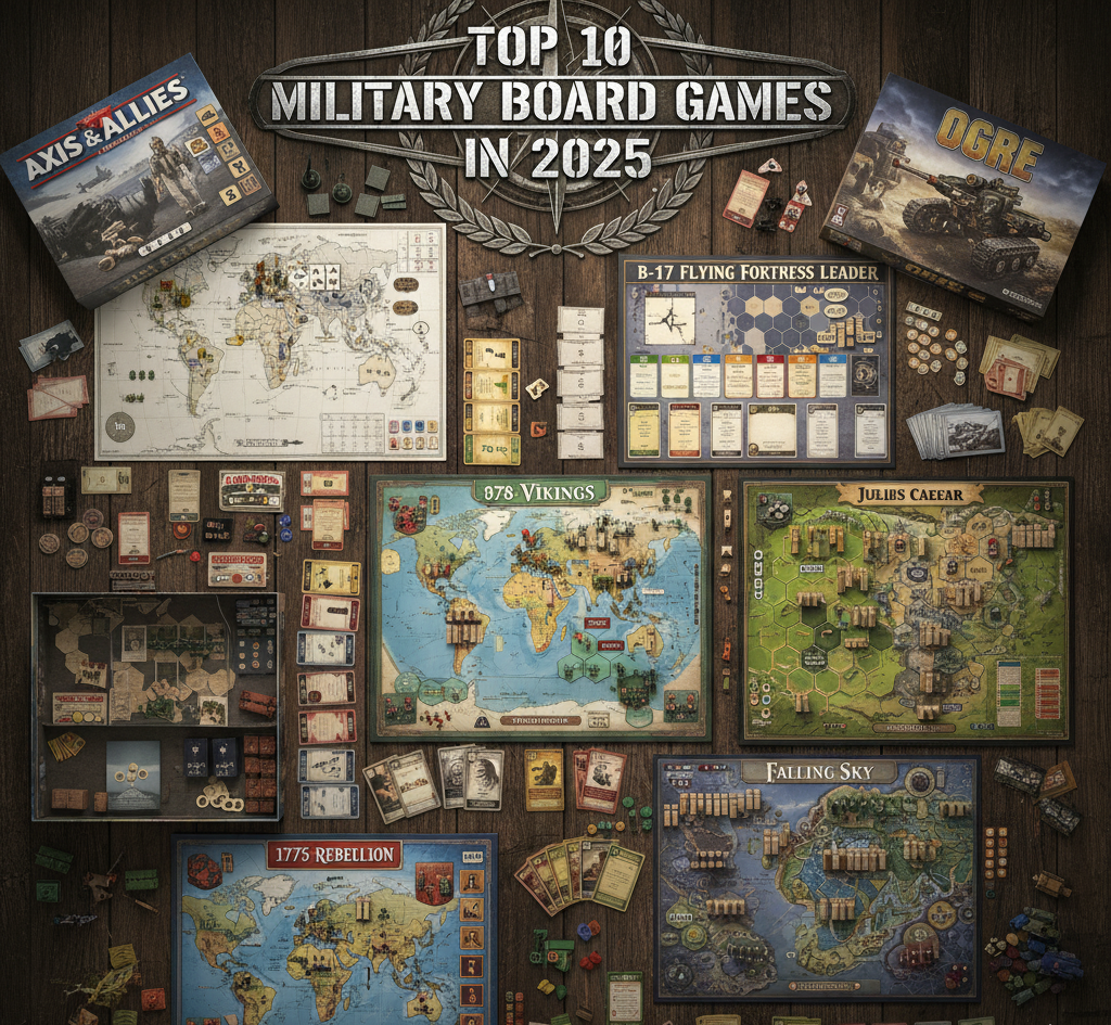 Top 10 Military Board Games In 2025
