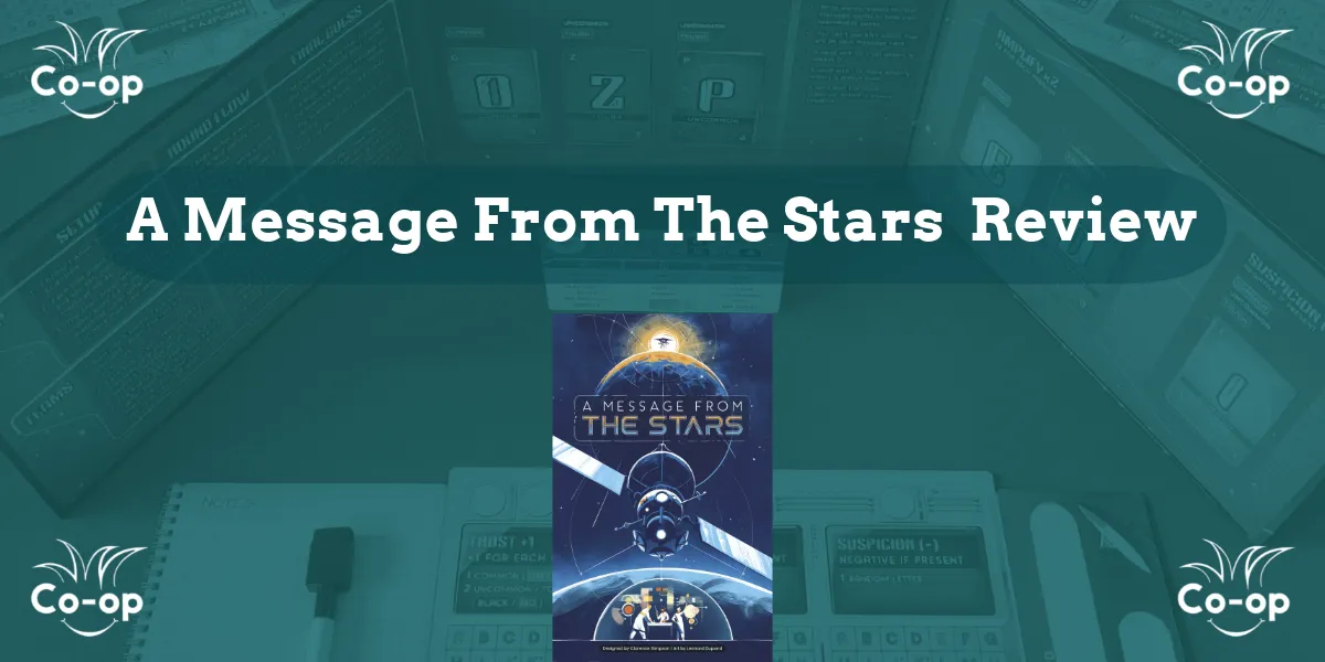 A Message From The Stars board game review