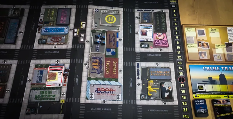 Police Precinct board and cards